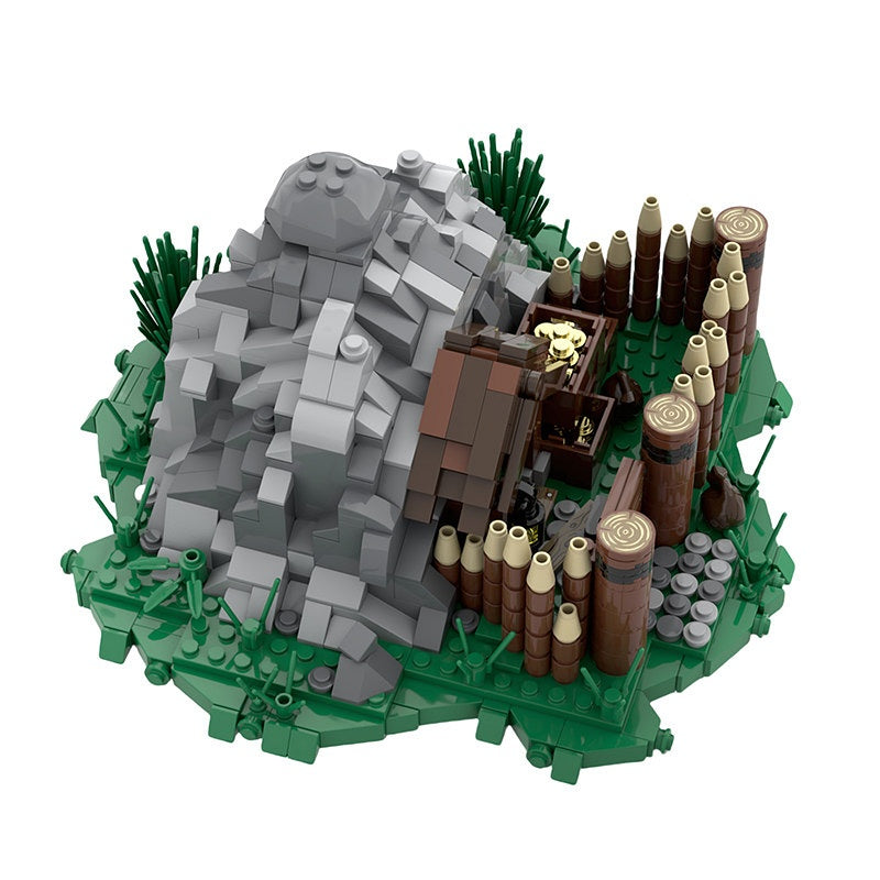 Fantasy Gold Mine MOC Building Kit | Magical Mining Architecture Model - 2