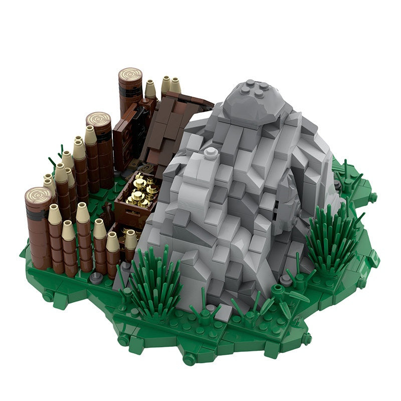 Fantasy Gold Mine MOC Building Kit | Magical Mining Architecture Model - 3