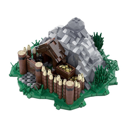 Fantasy Gold Mine MOC Building Kit | Magical Mining Architecture Model - 4