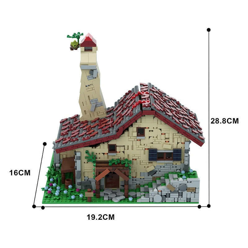Fantasy Hero Wilderness House Building Kit | Compatible MOC - 4