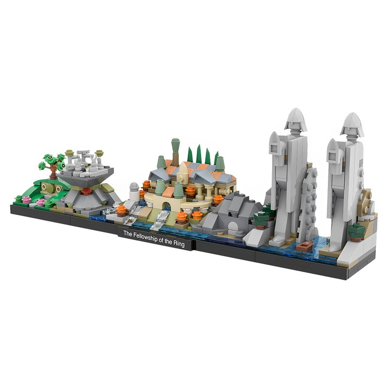 Fantasy Journey Skyline MOC Architecture Building Kit - 1