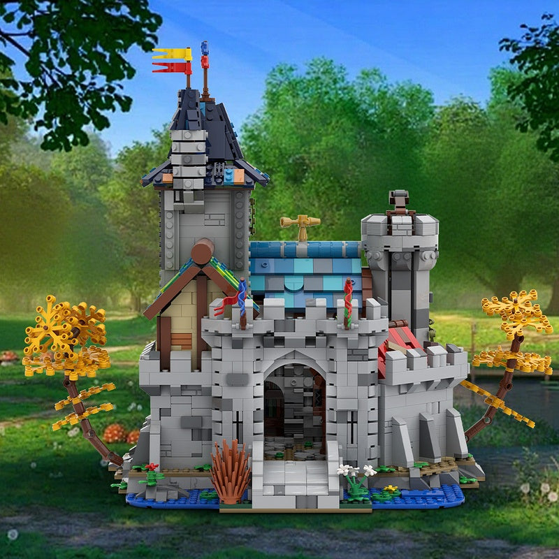 Fantasy Medieval Castle Fortress MOC Building Kit - 3