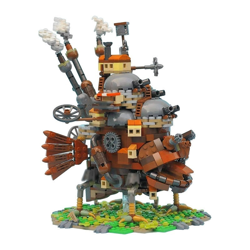 Fantasy Moving Castle Steampunk MOC Building Kit - 2