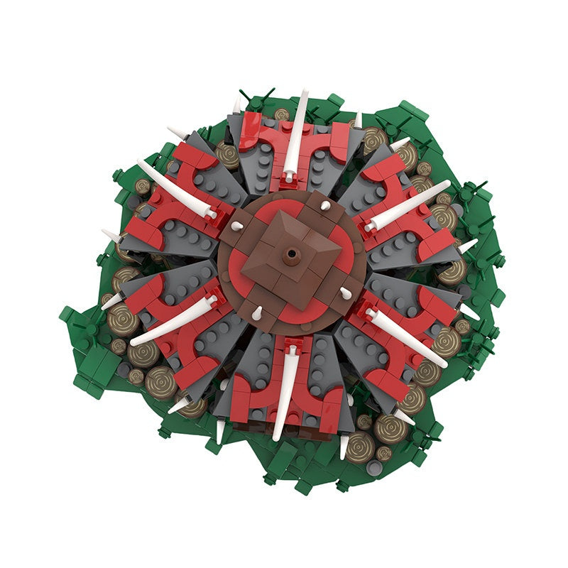 Fantasy Orc Barracks MOC Building Kit | Tribal Fortress Architecture - 1