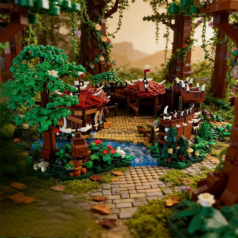 Fantasy Orc Camp Diorama MOC Building Kit - 2