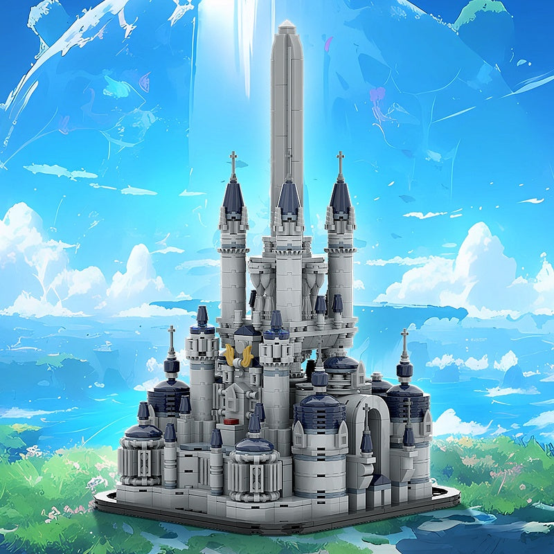 Fantasy Royal Capital Castle Diorama Building Kit | LEGO-Compatible MOC - 1