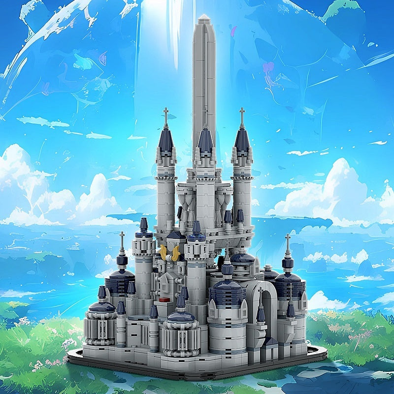 Fantasy Royal Capital Castle Diorama MOC Architecture Building Kit - 2