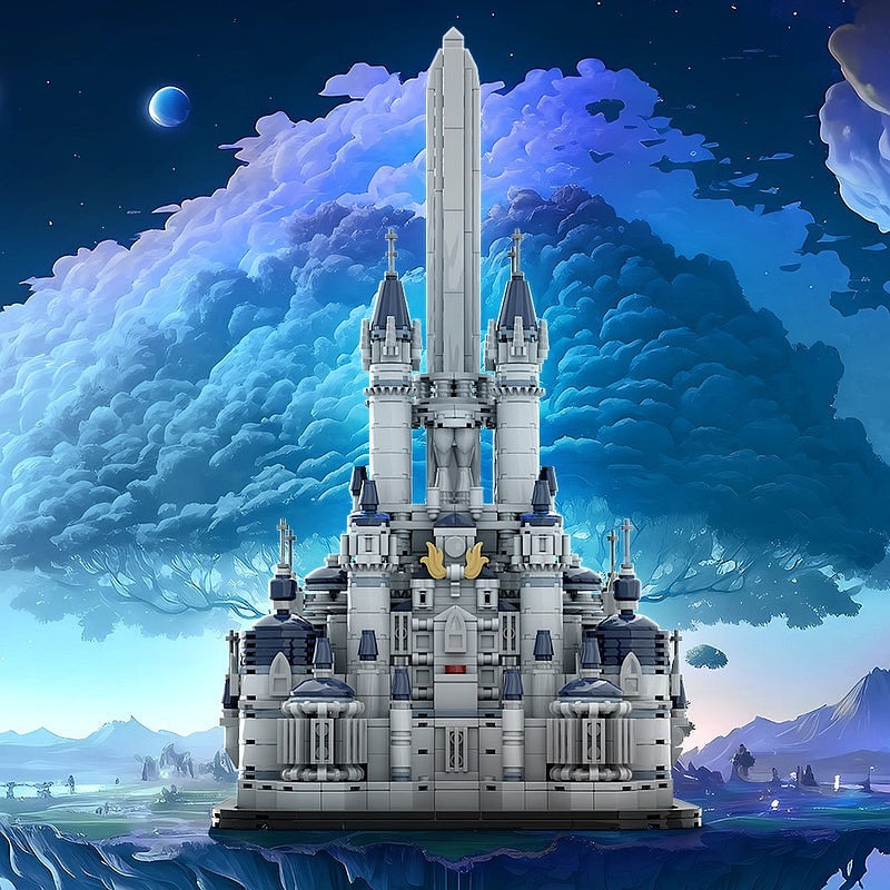 Fantasy Royal Capital Castle Diorama MOC Architecture Building Kit - 3