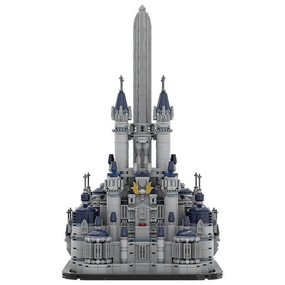 Fantasy Royal Capital Castle Diorama MOC Architecture Building Kit - 5