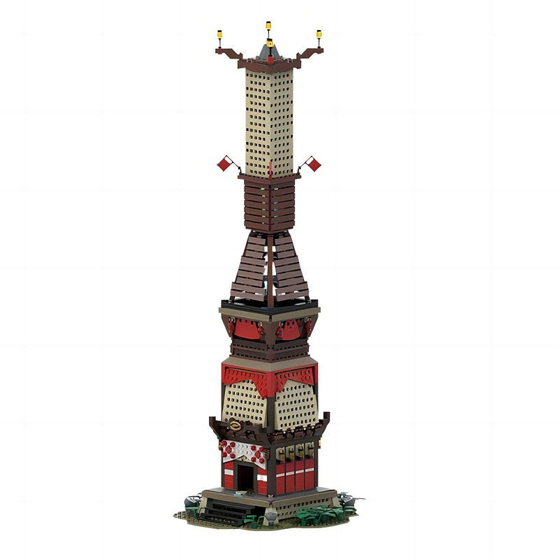 Fantasy Skyview Tower MOC Building Kit | Adventure Architecture Model - 1
