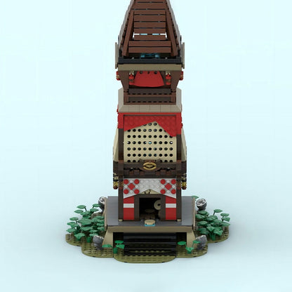Fantasy Skyview Tower MOC Building Kit | Adventure Architecture Model - 4