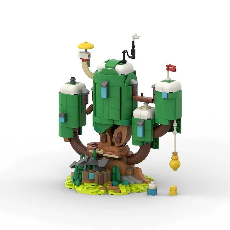 Fantasy Treehouse MOC Building Kit | Adventure Woodland Home Model - 3
