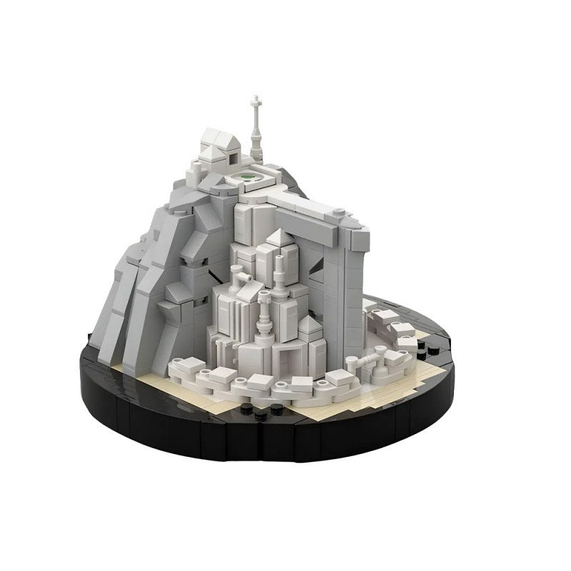 Fantasy White Tower City Building Kit | LEGO-Compatible MOC - 1
