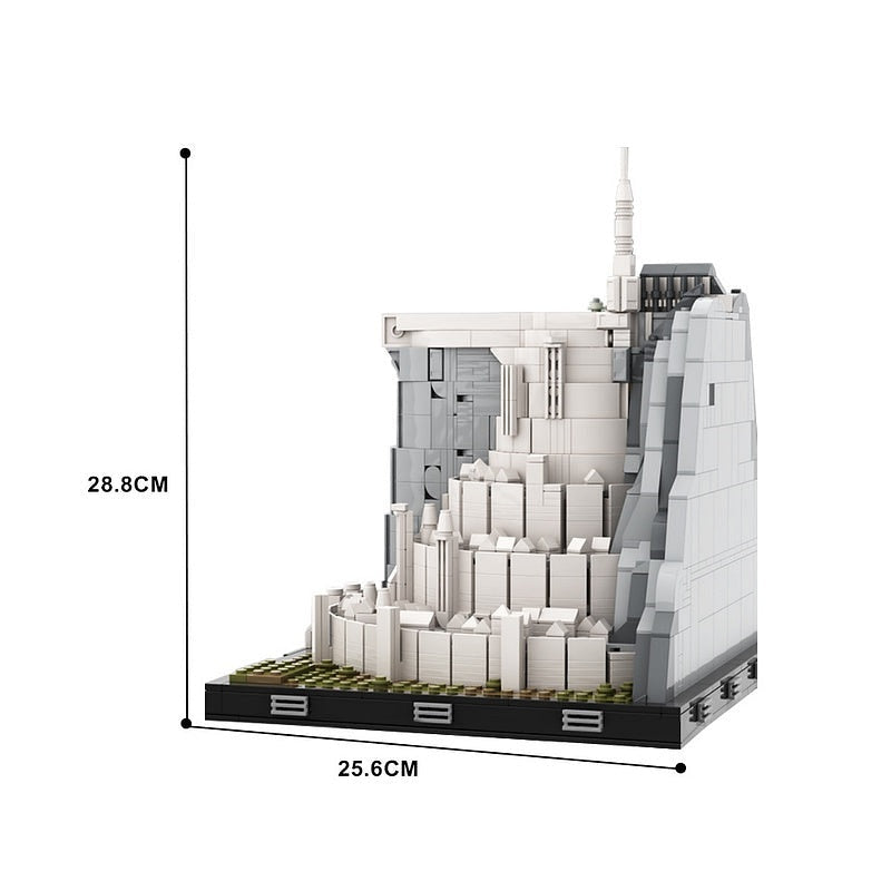 Fantasy White Tower City MOC Building Kit - 7