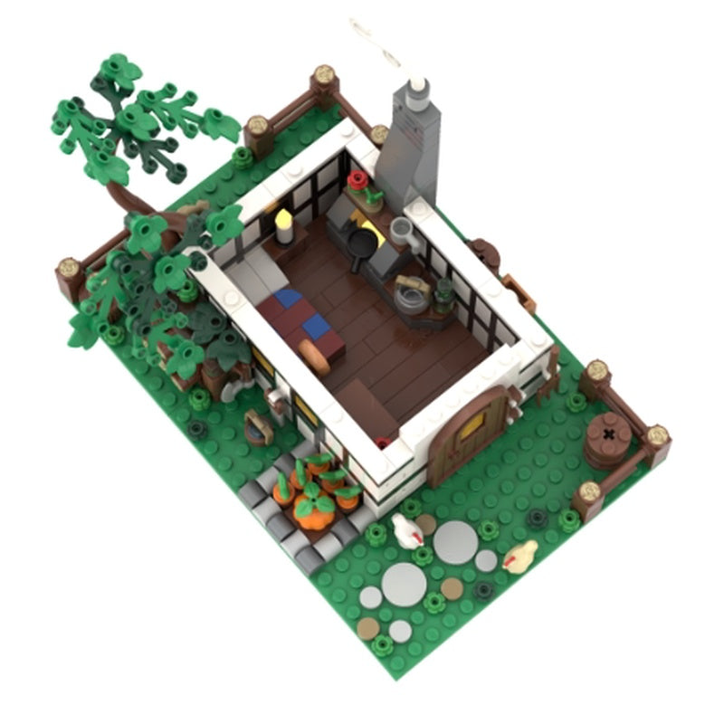 Farmer Cottage MOC Rural House Building Kit - 3