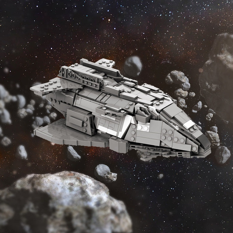 Federal Gunship MOC Spacecraft Building Kit | Futuristic Space Gunship - 3