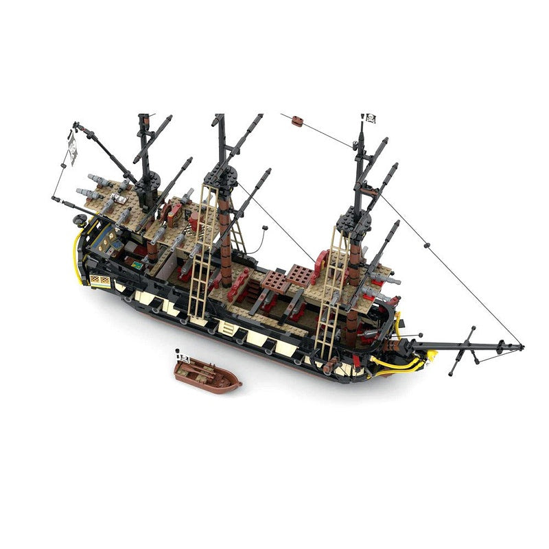 Fer Maiden MOC Privateer Frigate Pirate Ship Building Kit - 3