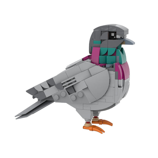 Feral Pigeon Building Kit | LEGO-Compatible MOC - 1