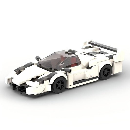 Fighter Jet Inspired V12 Sport Coupe Building Kit | LEGO-Compatible MOC - 1