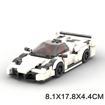 Fighter Jet Inspired V12 Sport Coupe Building Kit | LEGO-Compatible MOC - 6