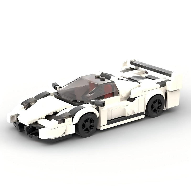 Fighter Jet Inspired V12 Sport Coupe MOC Building Kit | Performance Car - 1