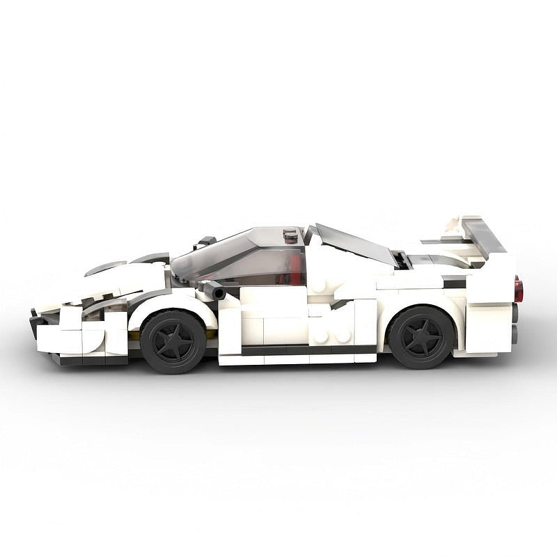 Fighter Jet Inspired V12 Sport Coupe MOC Building Kit | Performance Car - 2