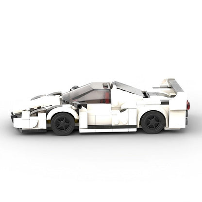 Fighter Jet Inspired V12 Sport Coupe MOC Building Kit | Performance Car - 2