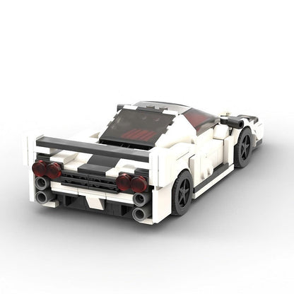 Fighter Jet Inspired V12 Sport Coupe MOC Building Kit | Performance Car - 3