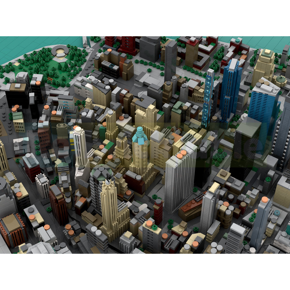 Financial District Building Kit | New York City | LEGO-Compatible MOC - 6