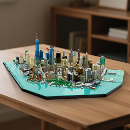 Financial District MOC Building Kit | New York City Architecture Model - 2