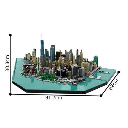 Financial District MOC Building Kit | New York City Architecture Model - 7