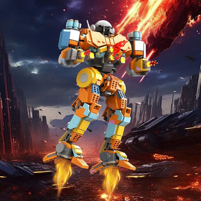Firestarter FS9 Sci-Fi Mecha Building Kit | LEGO-Compatible MOC - 1