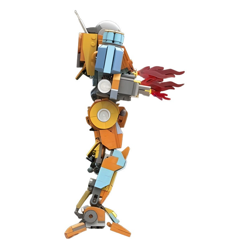 Firestarter FS9 Sci-Fi Mecha Building Kit | LEGO-Compatible MOC - 5