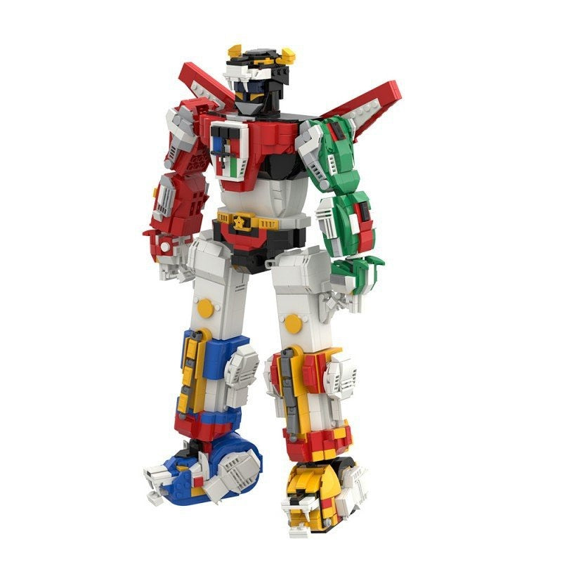 Five Lions Combined Robot MOC Building Kit | Mecha Figure Model - 1