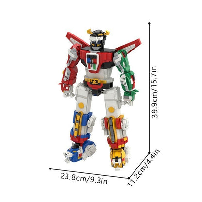 Five Lions Combined Robot MOC Building Kit | Mecha Figure Model - 3