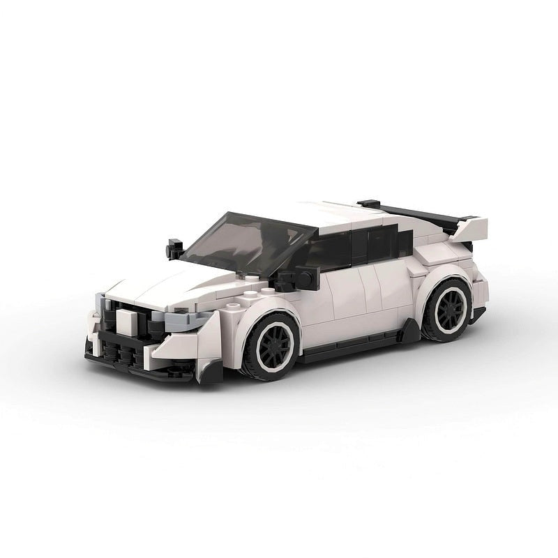 FK2-Inspired Hot Hatch MOC Building Kit | Japanese Sports Car Model - 2