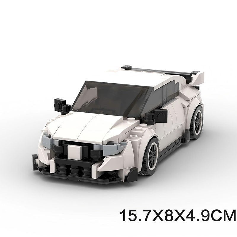 FK2-Inspired Japanese Hot Hatchback Building Kit | LEGO-Compatible MOC - 6
