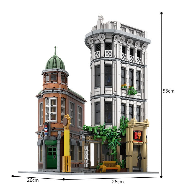 Flatiron Building MOC Architectural Landmark Building Kit - 4