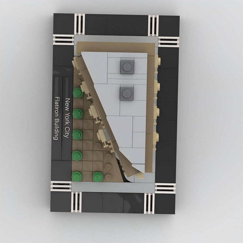 Flatiron Building NYC MOC Skyscraper Kit | Historic Manhattan Landmark Model - 6