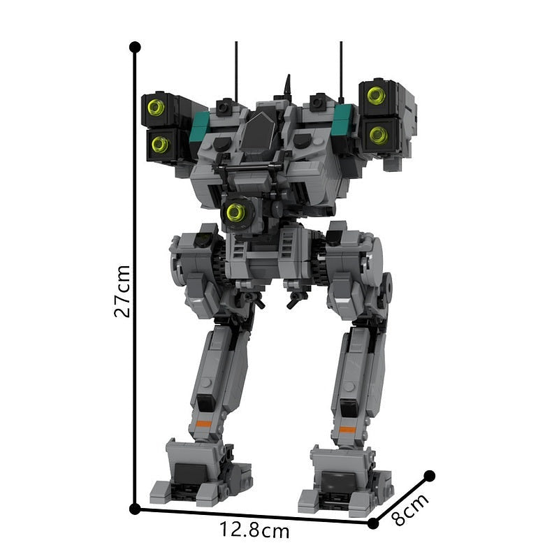 Flea Light Scout BattleMech MOC Mecha Robot Building Kit - 2