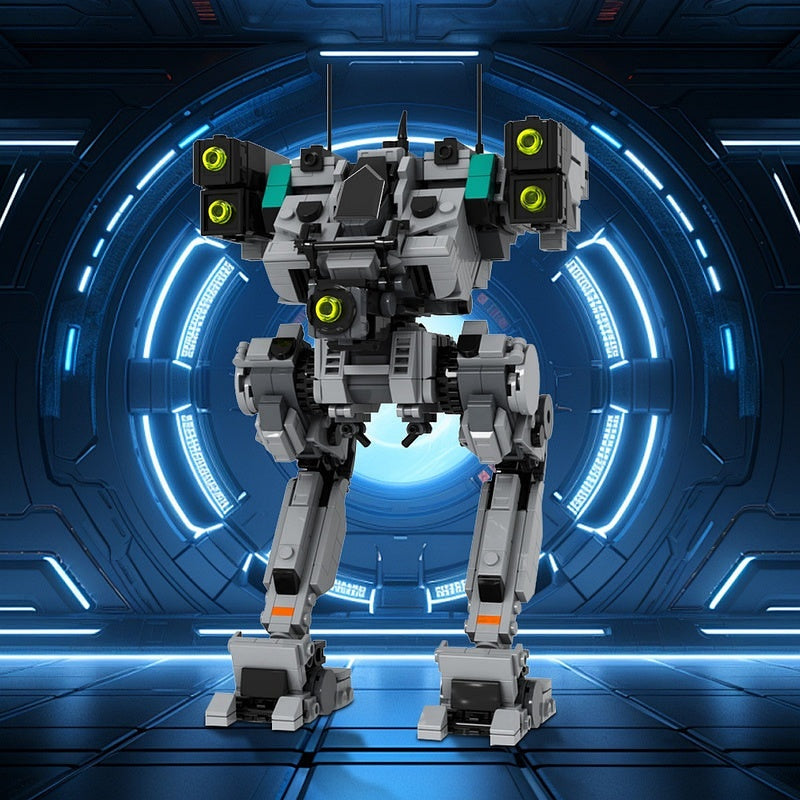 Flea Light Scout BattleMech MOC Mecha Robot Building Kit - 3