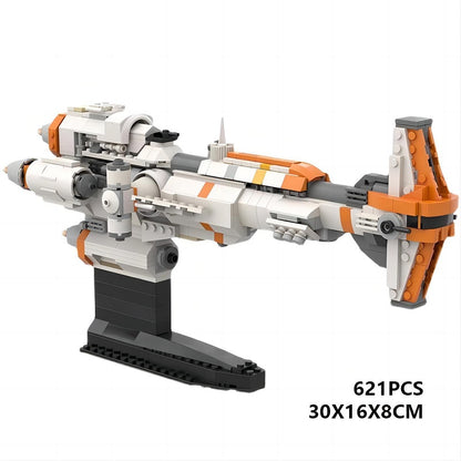 Fleet Support Space Transport Building Kit | LEGO-Compatible MOC - 4