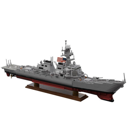 guided missile destroyer building set | moc-200393 - 2