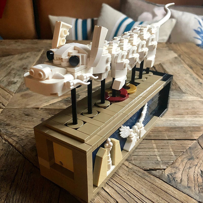 Flight of the Luck Dragon MOC Building Kit | Fantasy Creature Figure - 3
