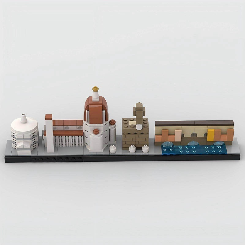 Florence Skyline MOC Building Kit | Italian Landmark Architecture Model - 2