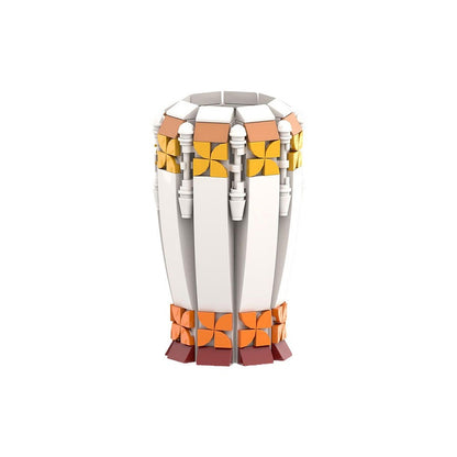 Flower Vase MOC Building Kit | Sunflower, Rose & Tulip Display Model - 2