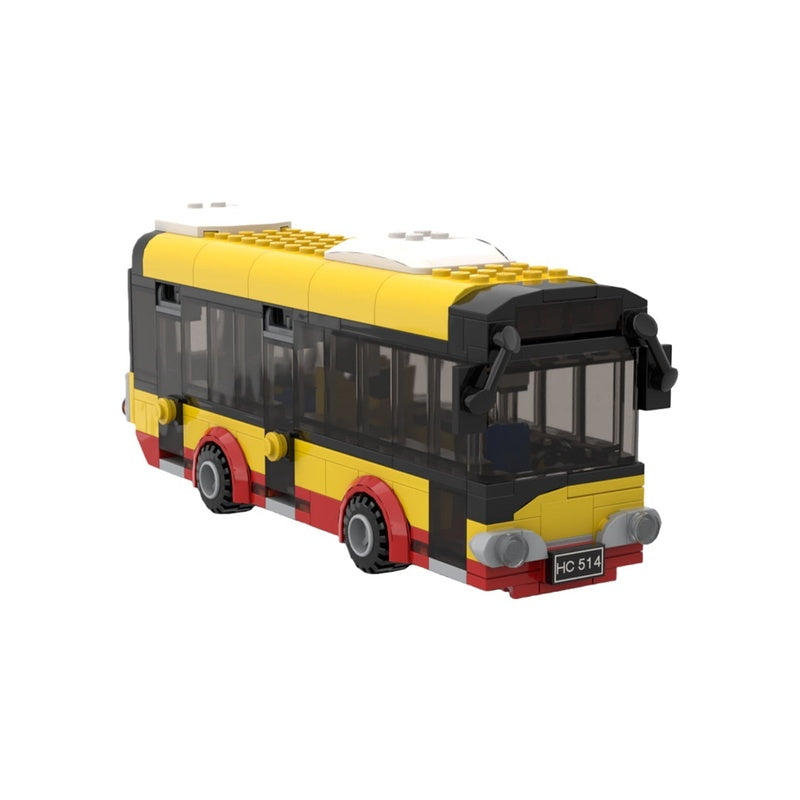 Flying Blue Bus MOC Building Kit | Fantasy Vehicle Model - 2