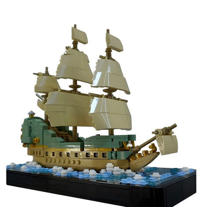 Flying Dutchman Ghost Pirate Ship MOC Building Kit - 10