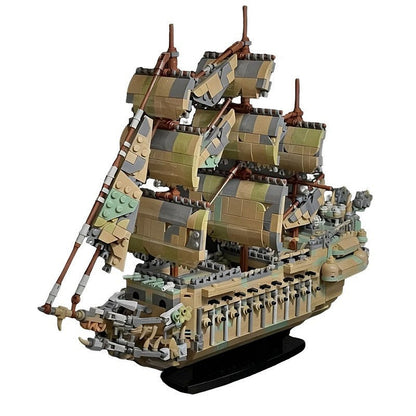 Flying Dutchman Ghost Pirate Ship MOC Building Kit - 4