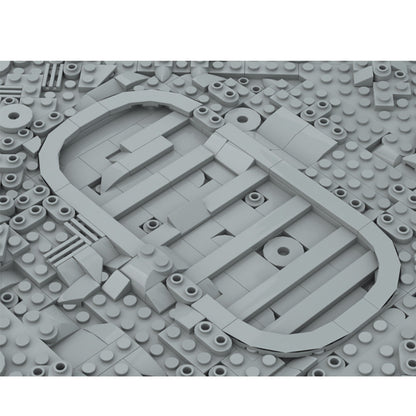 Footprint on the Moon Building Kit | LEGO-Compatible MOC - 3